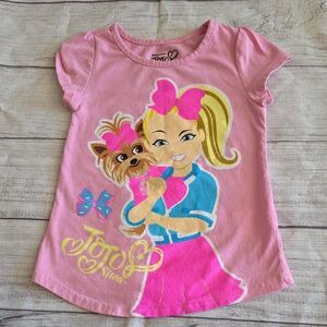 JoJo Siwa Pink and Blue Short Sleeve Tee